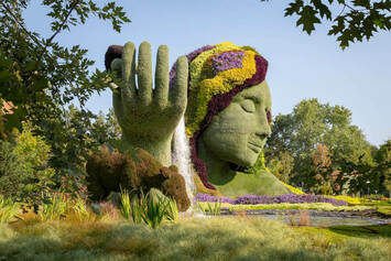 Exposition de sculptures végétales dans la ville : découvrez la mosaiculture !