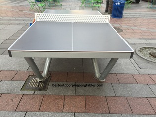 Tables de ping-pong disponibles en libre service